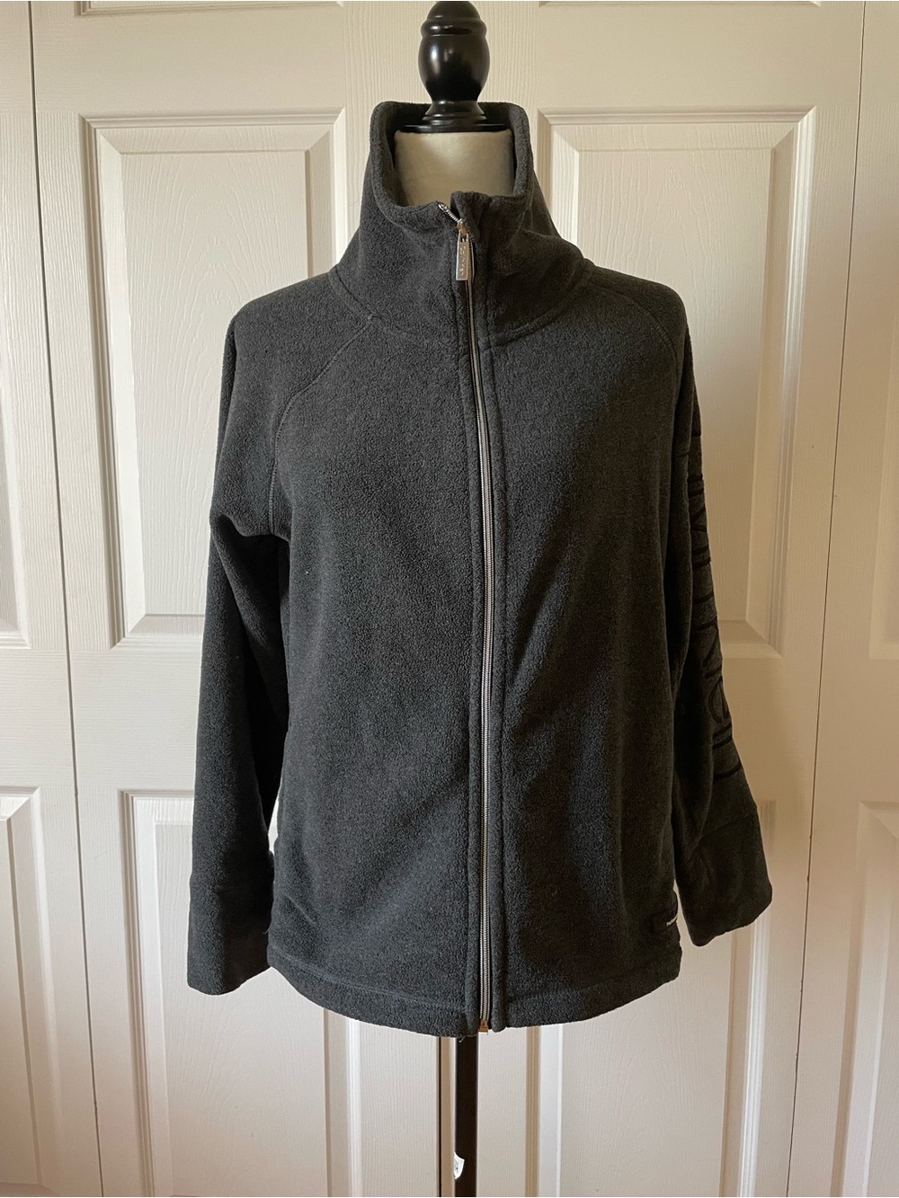 Calvin Klein Gray Zip-Up Fleece Jacket